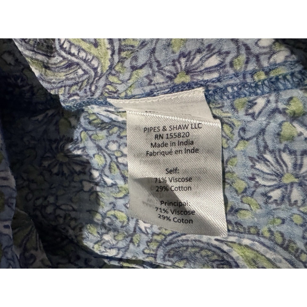 Veronica Beard Windansea Blue Paisley Maxi Dress Size Small - Picture 8 of 12
